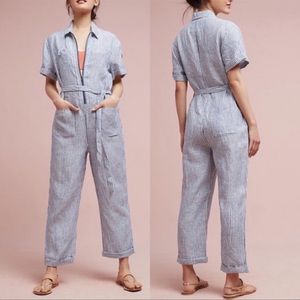Anthropologie Striped Jumpsuit | XS